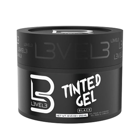 L3 Tinted Hair Gel Black 250ml