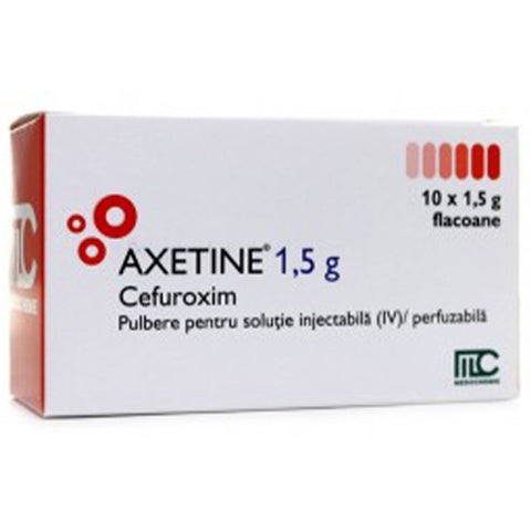 AXETINE 1500mg Infusion Glass Vials 10's