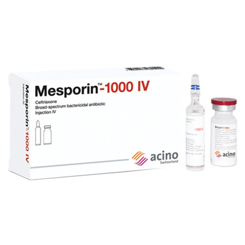 MESPORIN 1000mg Powder for Solution for I.V. Injection 1's