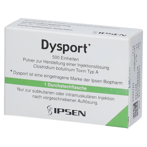 Dysport 500 IU Powder for Solution IM/SC Injection 1's