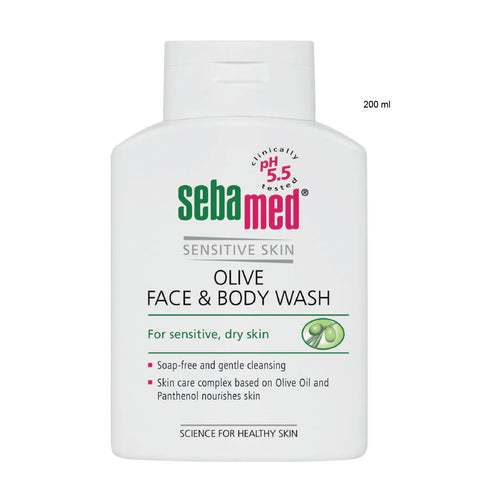 Sebamed Olive Liquid Face & Body Wash 200Ml