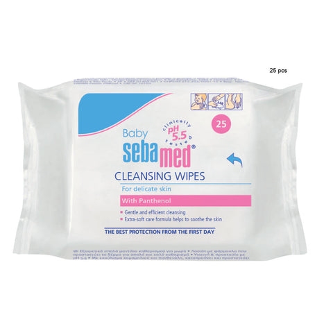 Sebamed Baby Cleansing Wipes W / Panthenol  25 Pcs