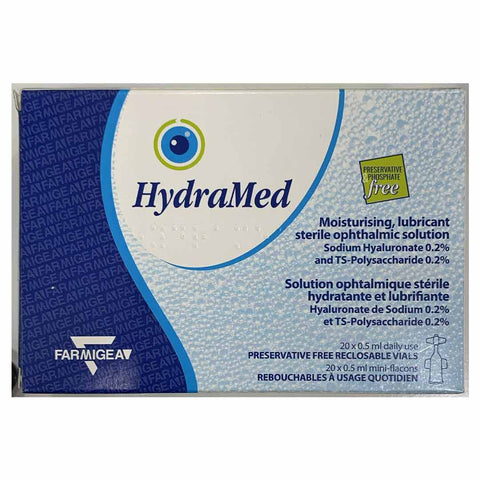 HYDRAMED Ophthalmic Solution 0.25% SDU 20x0.5ml Drops