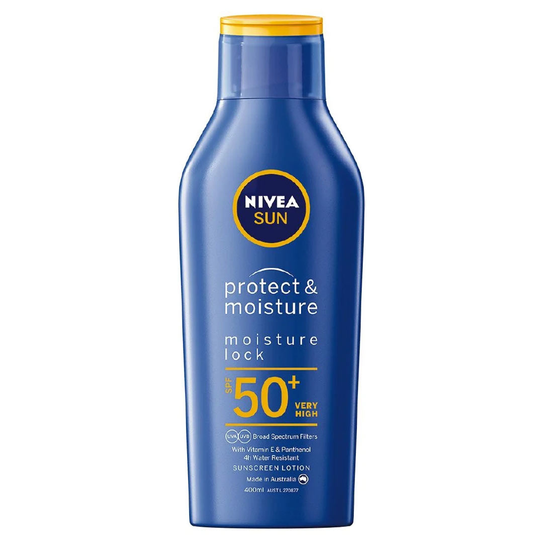 نيفيا سون لوشن بروتكت آند موستشر SPF50+ 200 مل | واقي شمس نيفيا سون لوشن بروتكت آند موستشر SPF50+ 200 مل | واقي شمس