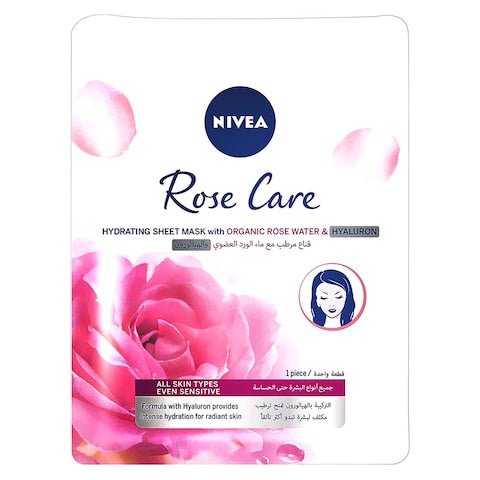 Nivea Sheet Mask Rose Water 1Pc