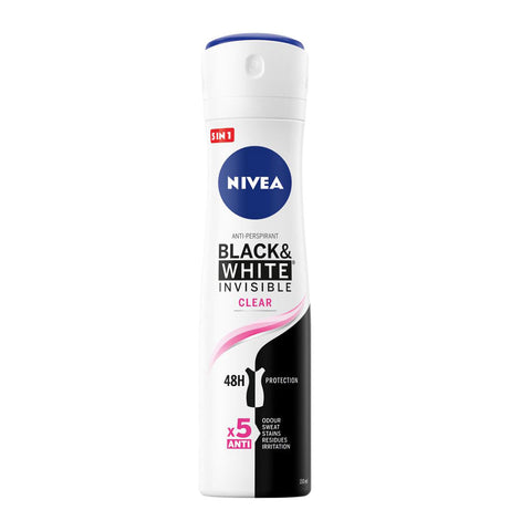 Nivea Deo Spray Female Black & White 150Ml