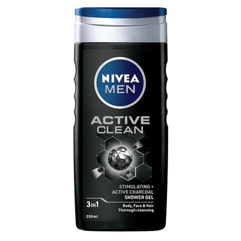 Nivea Shower Gel Men Active Clean 250Ml