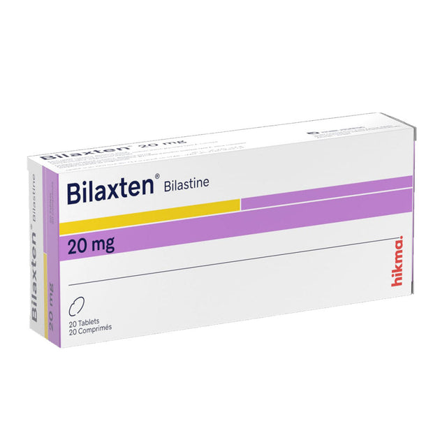 BILAXTEN 20mg Tablets 20's | Kulud Pharmacy