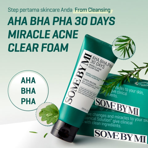 Some By Mi AHA-BHA-PHA 30 Days Miracle Acne Clear Foam 100ml