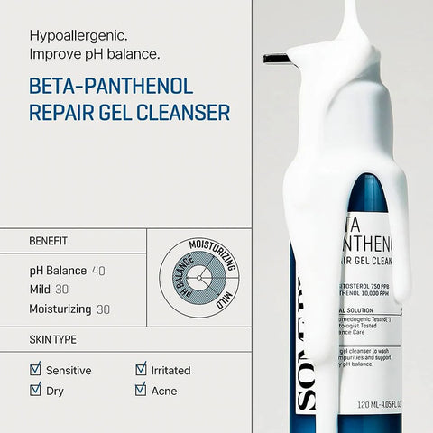 SOME BY MI Beta Panthenol Repair Gel Cleanser 120ml