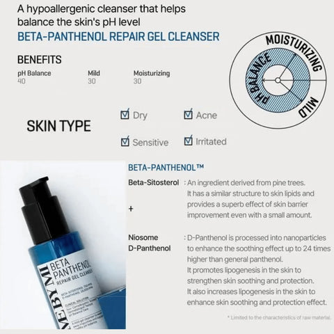 SOME BY MI Beta Panthenol Repair Gel Cleanser 120ml