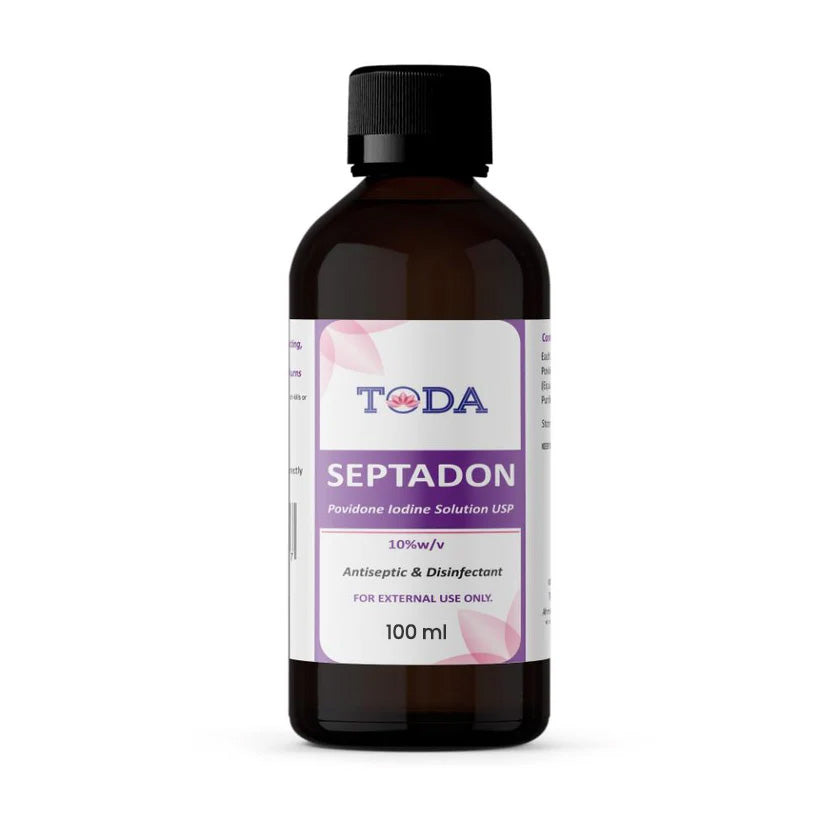 TODA Septadon (Povidone Iodine 10%) 100 ml | Kulud Pharmacy