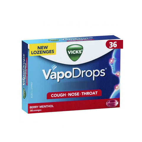 Vicks Vapodrops Berry Menthol - 36 Lozenges