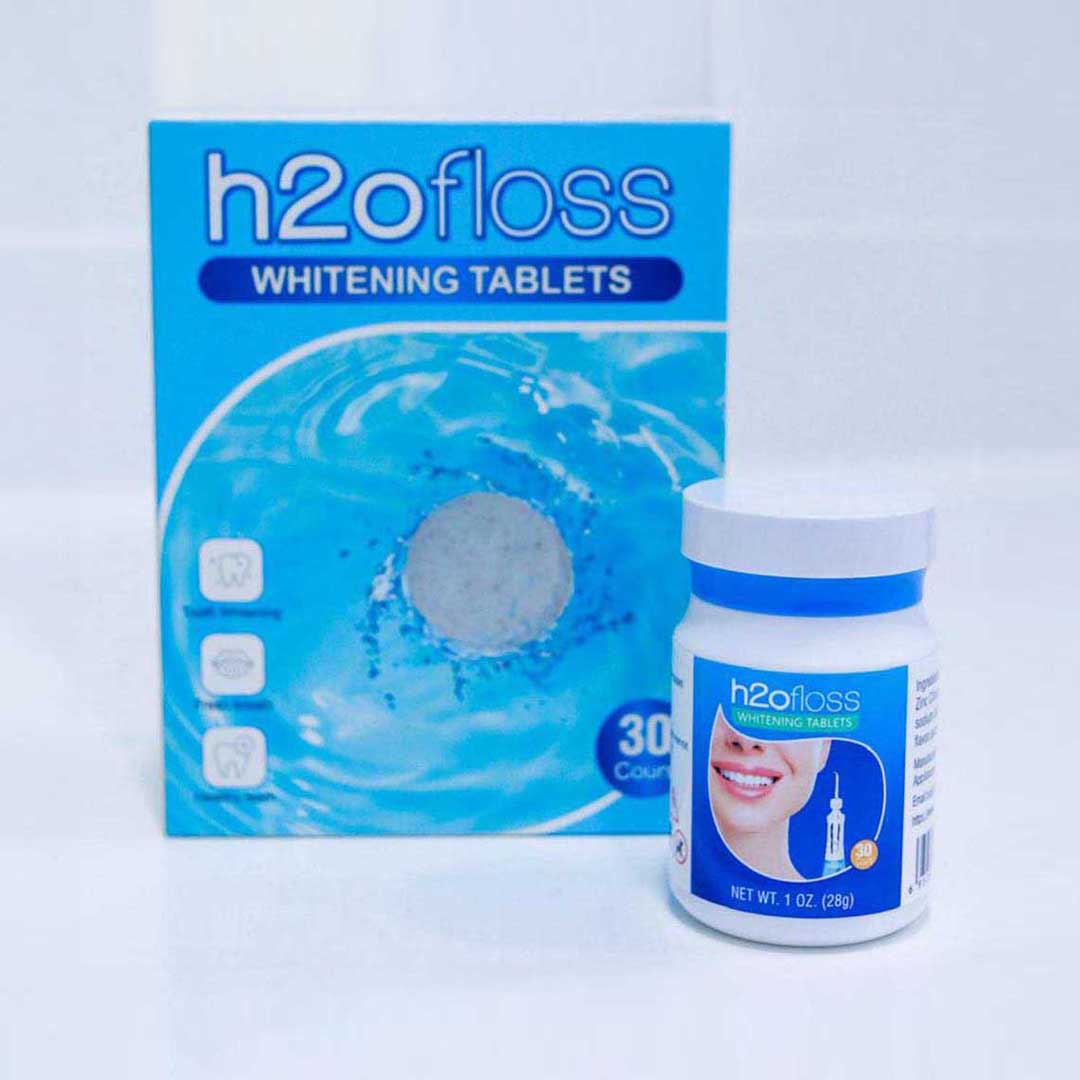 H2O Floss Whitening Tablet 30's | Electric Tooth Brush & Waterjet H2O Floss Whitening Tablet 30's | Electric Tooth Brush & Waterjet