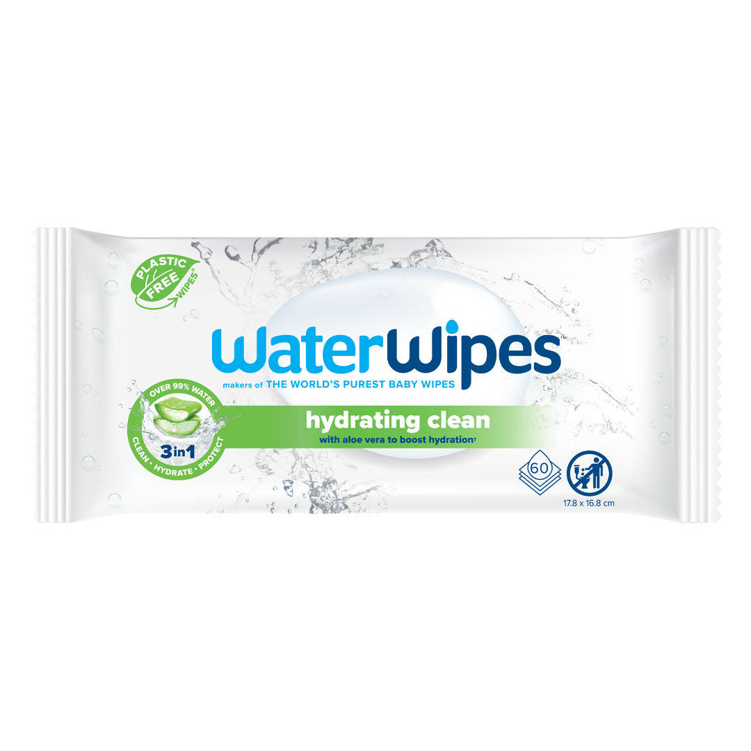 Water Wipes Hydrating Clean 60's | Wet Wipes Water Wipes Hydrating Clean 60's | Wet Wipes