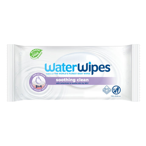 Water Wipes Soothing Clean 60's