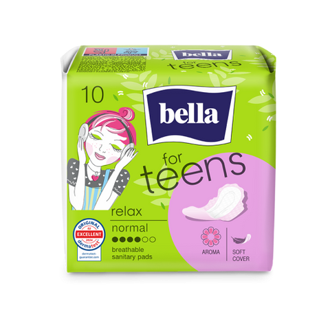 بيلا فوط صحية للمراهقات ريلاكس ‎10 قطع