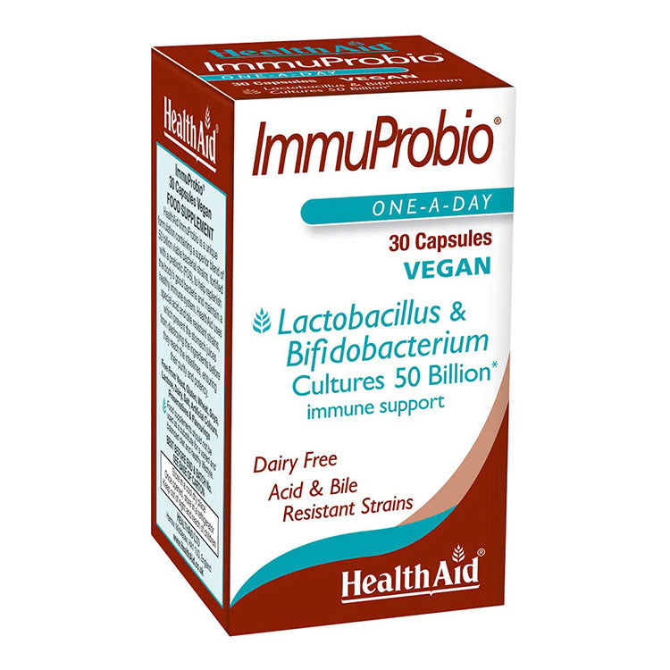 هيلث إيد إيموبروبيو 50 مليار - 30 كبسولة | Immune Boosters هيلث إيد إيموبروبيو 50 مليار - 30 كبسولة | Immune Boosters