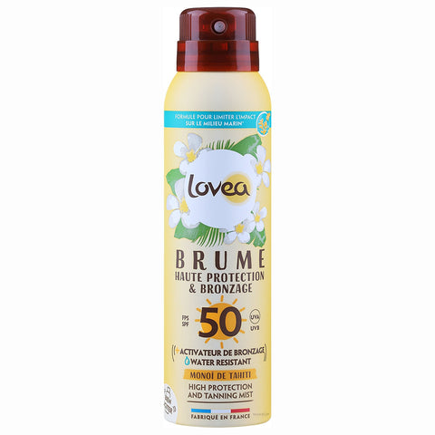 لوفيا بخاخ مرطب واقٍ من الشمس SPF 50+ حماية عالية جدًا برائحة تاهيتي مونو ‎150 مل