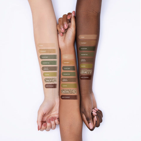 Mia Eyeshadow & Glitter Palette Army Green 11.8G