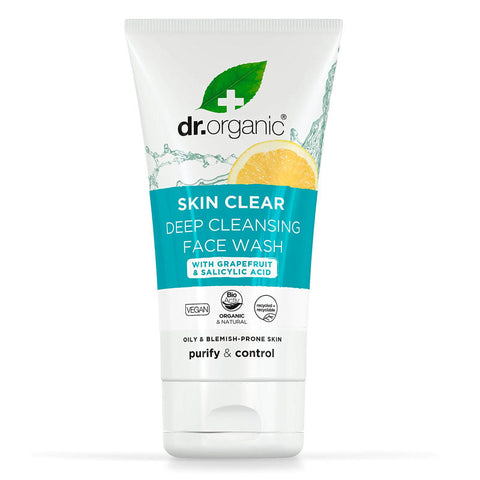 Dr. Organic Skin Clear Deep Cleansing Face Wash 125ml