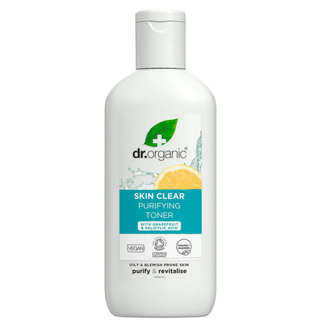 Dr. Organic Skin Clear Purifying Toner with Grapefruit 200ml