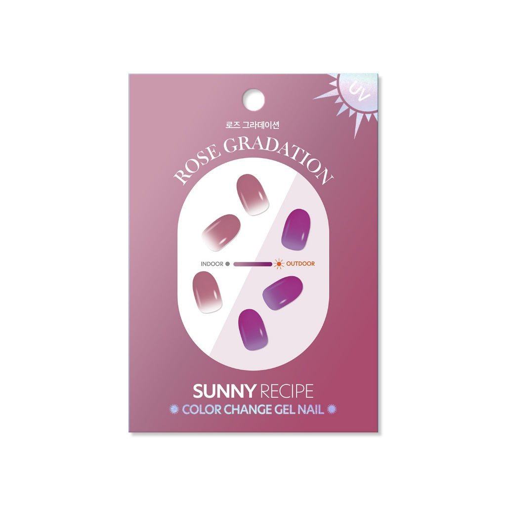 SUNNY RECIPE Color Change Gel Nail - Rose Gradation | Kulud Pharmacy