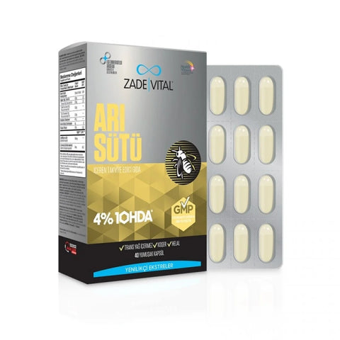 Zade Vital Royal Jelly Softgel Capsules 40’S