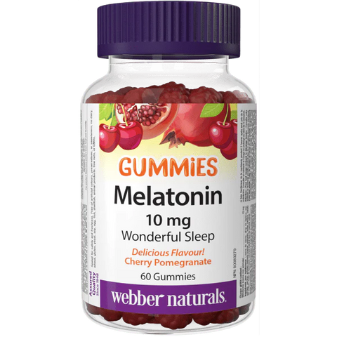 Webber Naturals Melatonin 10Mg Gummies 60'S