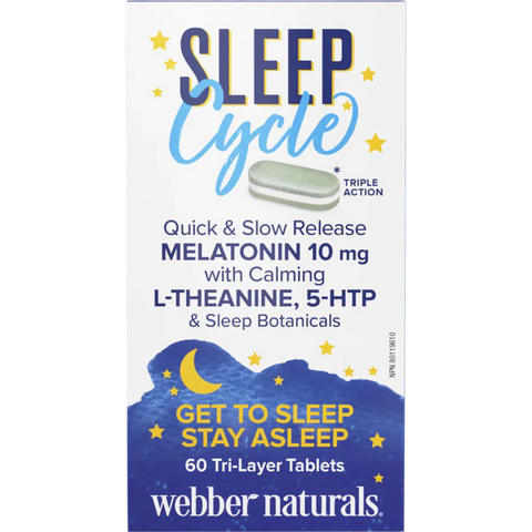 Webber Naturals Sleep Cycle 60 Tri-Layer Tablets
