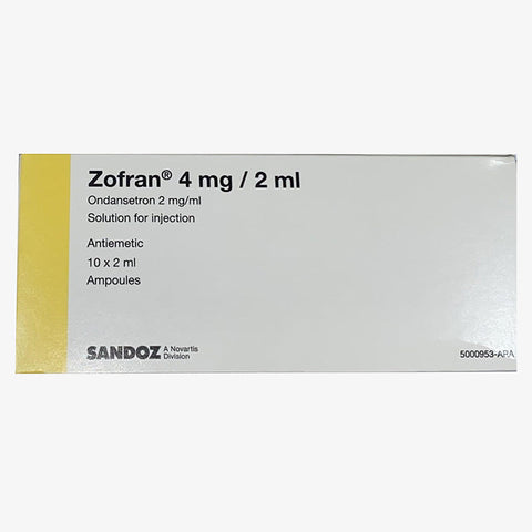 Zofran 4Mg/2Ml Injection 10'S | Kulud Pharmacy Zofran 4Mg/2Ml Injection 10'S | Kulud Pharmacy