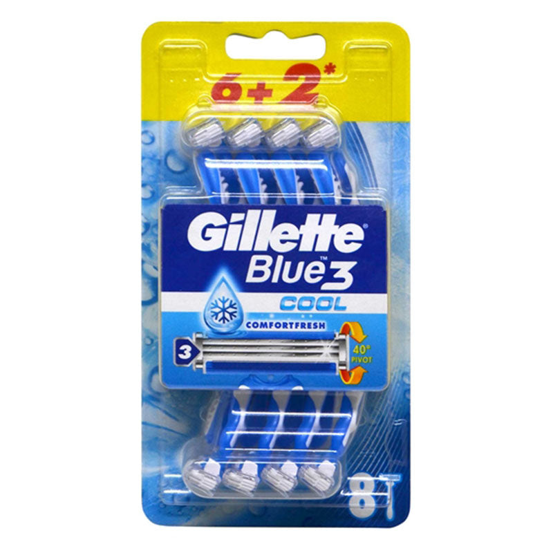 Gillette Fp Blue 3 Cool Comfort Fresh 6+2 3'S | Shaving Gillette Fp Blue 3 Cool Comfort Fresh 6+2 3'S | Shaving