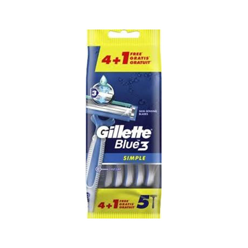 Gillette Fp Blue 3 Simple 4+1 Bag | Shaving Gillette Fp Blue 3 Simple 4+1 Bag | Shaving