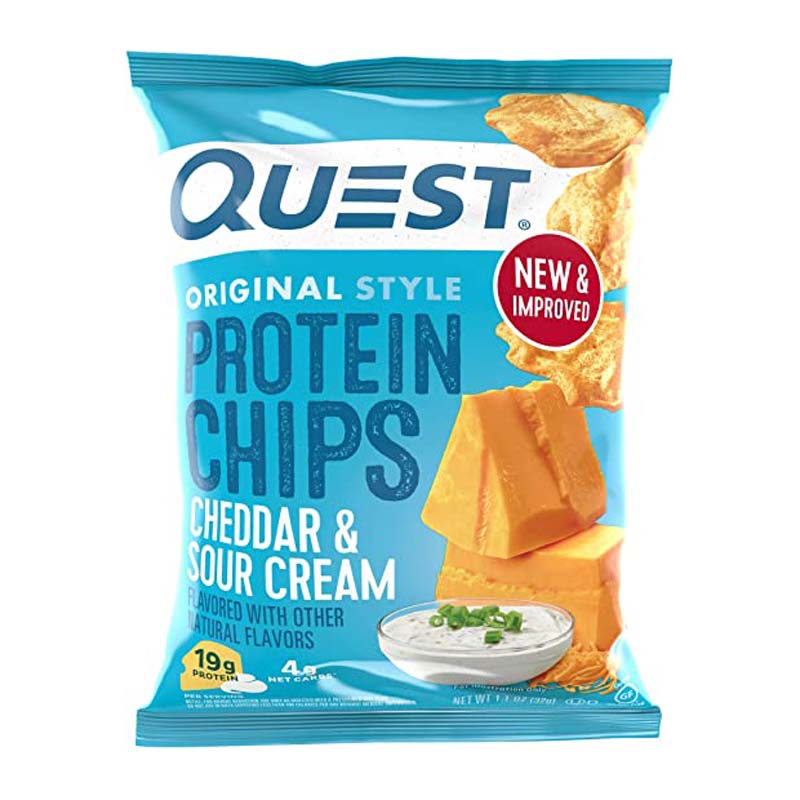 Quest Protein Chips Cheddar & Sour Cream 32g | Chips Quest Protein Chips Cheddar & Sour Cream 32g | Chips
