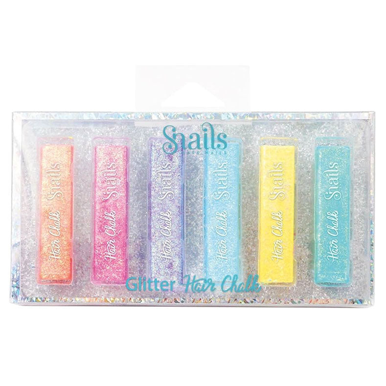 Snails Hair Chalk Glitter Set of 6 pcs x 7 g | Hair Accessories