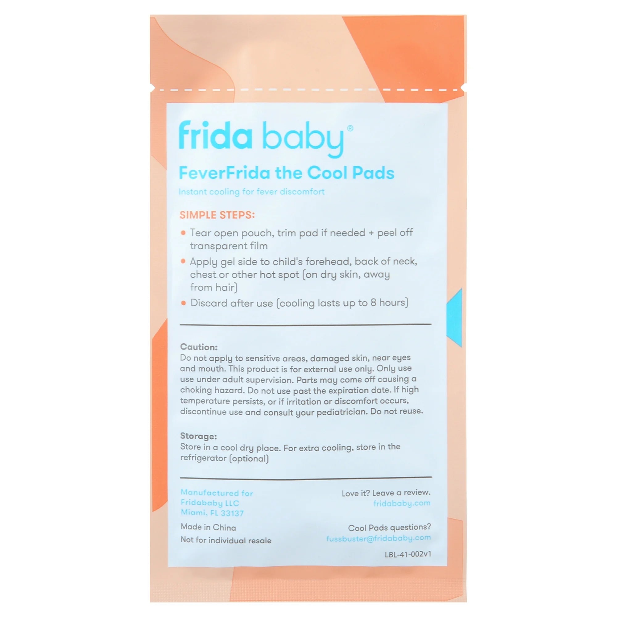 Frida Baby Fever Cool Pads 5's | Fever Baby & Kid Frida Baby Fever Cool Pads 5's | Fever Baby & Kid