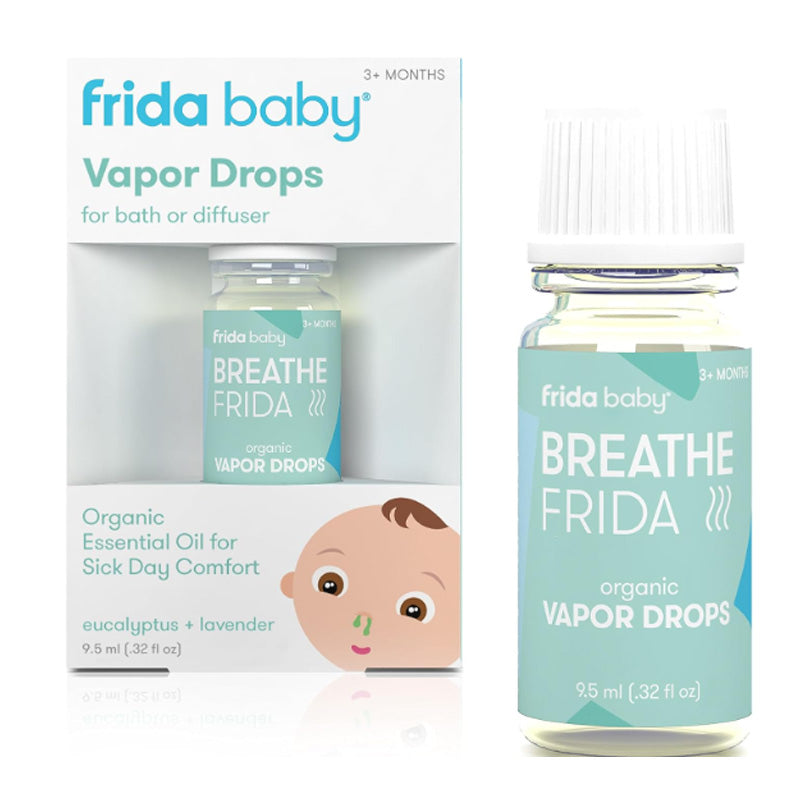 Frida Baby Breathe Vapor Drops 9.5 ml | Oil Inhalant Decongestants Frida Baby Breathe Vapor Drops 9.5 ml | Oil Inhalant Decongestants