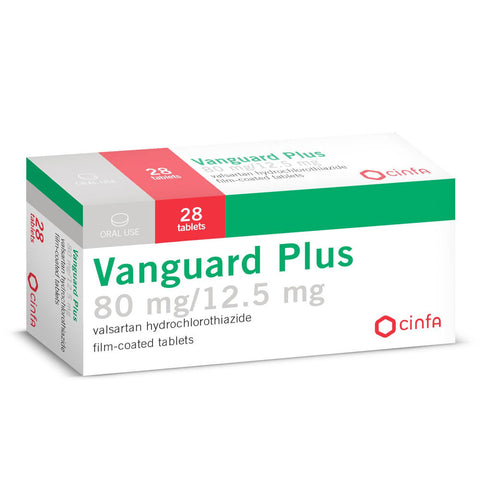 Vanguard Plus 80mg/12.5mg Tab 28's