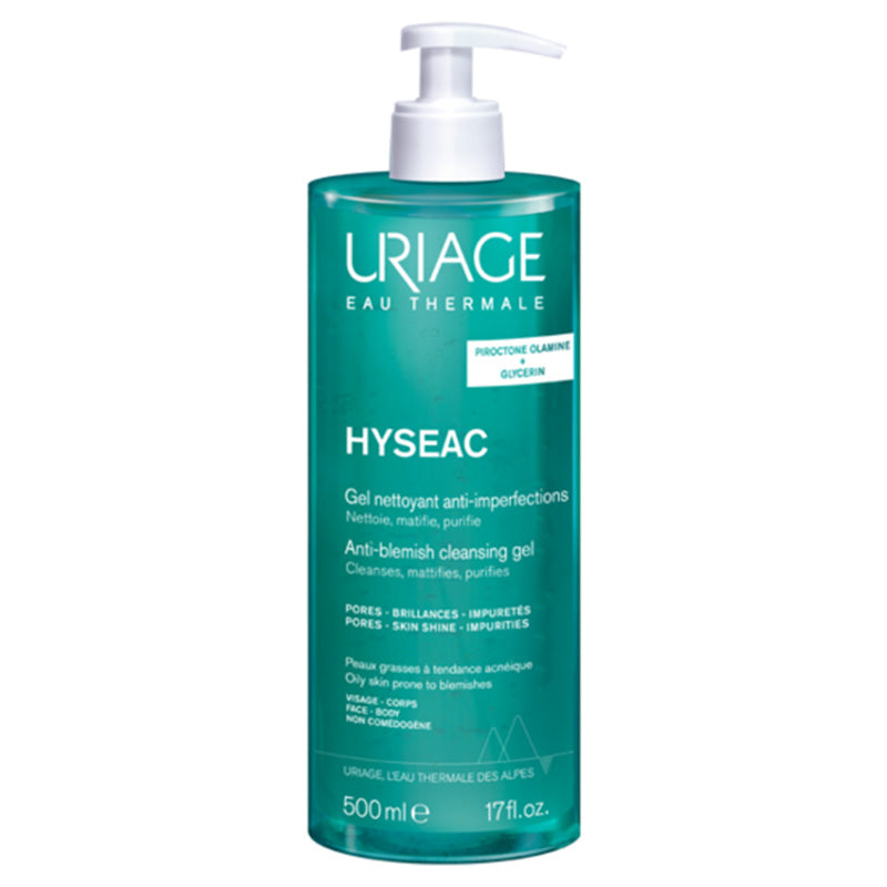 Uriage Hyséac Anti-Blemish Cleansing Gel 500ml | Cleansers Uriage Hyséac Anti-Blemish Cleansing Gel 500ml | Cleansers