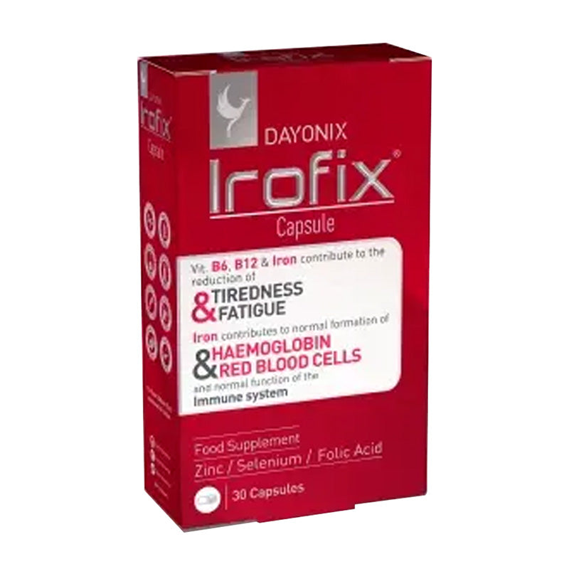 Dayonix Irofix Capsule 30'S | Iron +Vit C Dayonix Irofix Capsule 30'S | Iron +Vit C