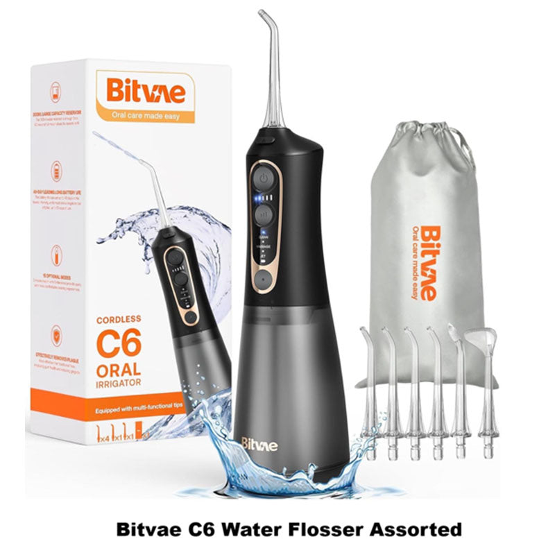 Bitvae C6 Water Flosser Asstd | Electric Tooth Brush & Waterjet Bitvae C6 Water Flosser Asstd | Electric Tooth Brush & Waterjet