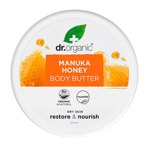دكتور أورغانيك زبدة جسم بعسل مانوكا ‎200 مل