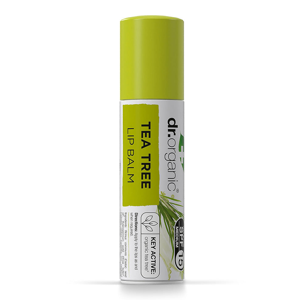 Dr.organic Tea Tree Lip Balm SPF15 - 5.7ML | Lip Balm with SPF Dr.organic Tea Tree Lip Balm SPF15 - 5.7ML | Lip Balm with SPF