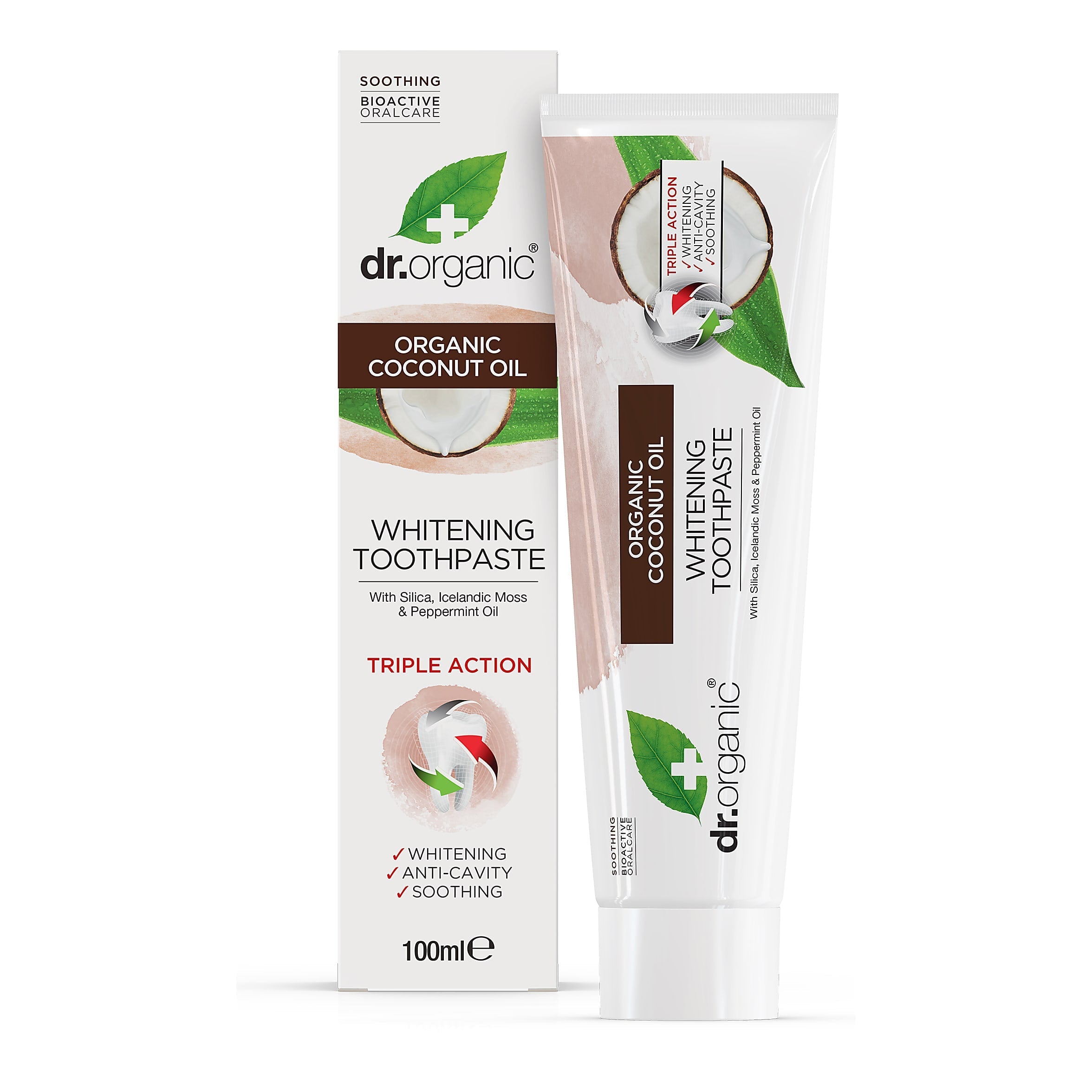 Dr.organic Virgin Coconut Toothpaste 100ML | Toothpastes Dr.organic Virgin Coconut Toothpaste 100ML | Toothpastes