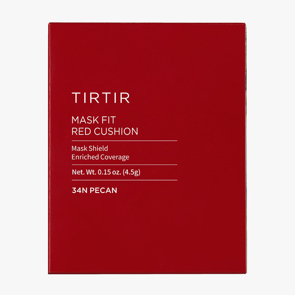 Tirtir Mask Fit Red Cushion 34N Pecan 18G / 0.63 Oz. | Foundation