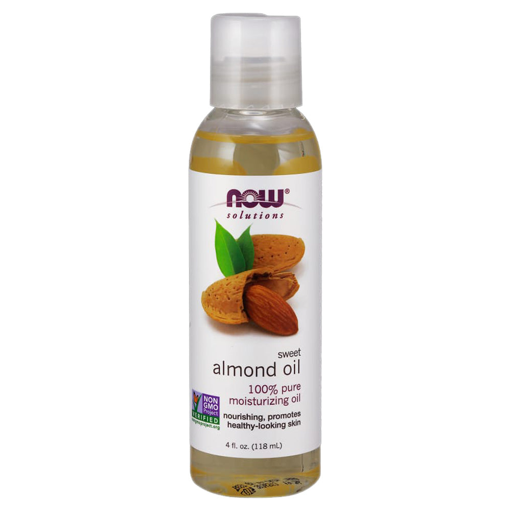 NOW Pure Almond Oil 118ml | Hair Serums & Oils NOW Pure Almond Oil 118ml | Hair Serums & Oils