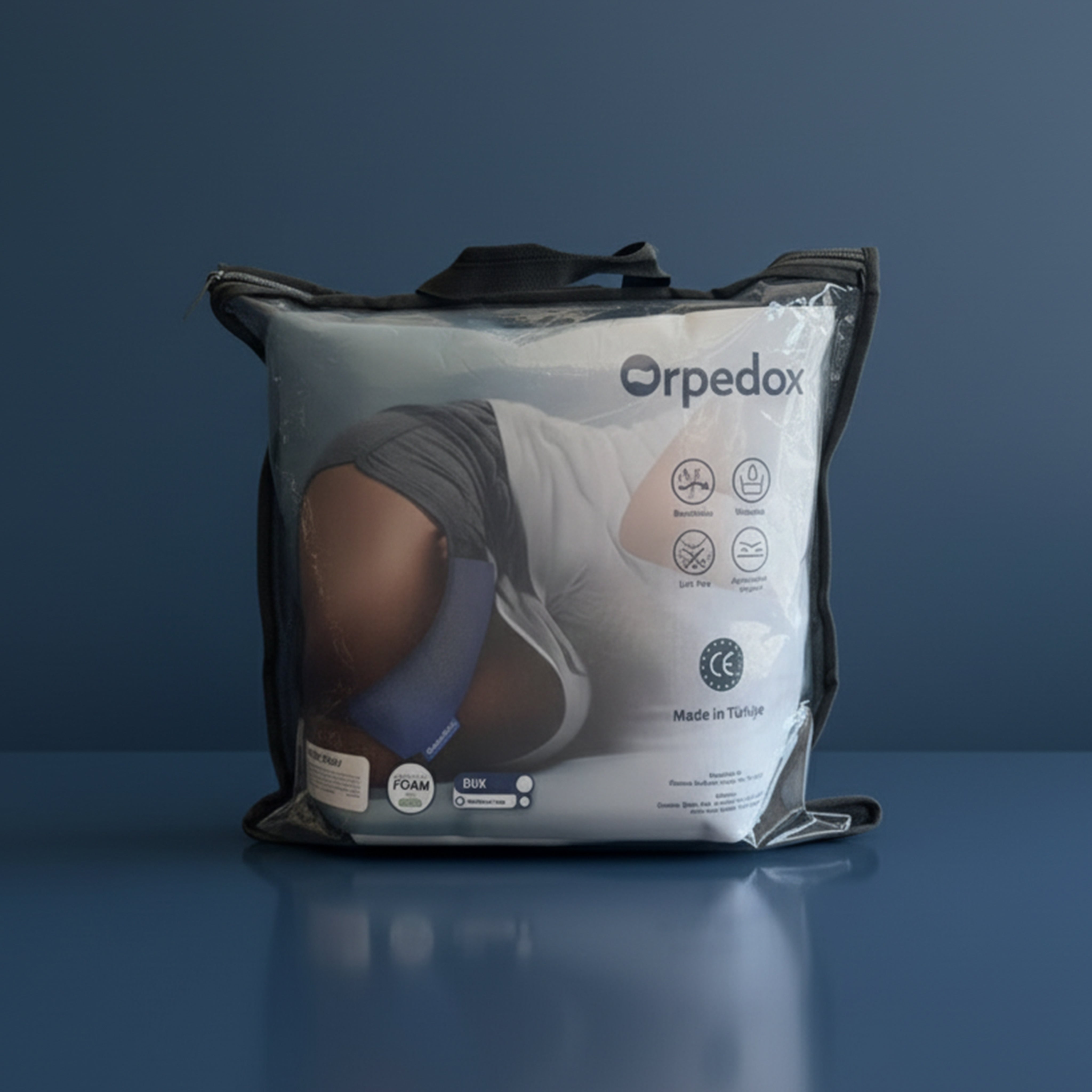 Orpedox DUX Comfort Visco Pillow w/Bag 25x19x14cm | Kulud Pharmacy