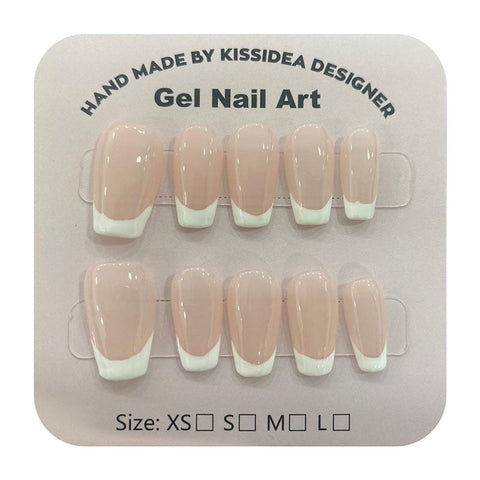 كيس آيديا أظافر جل فرنش نود