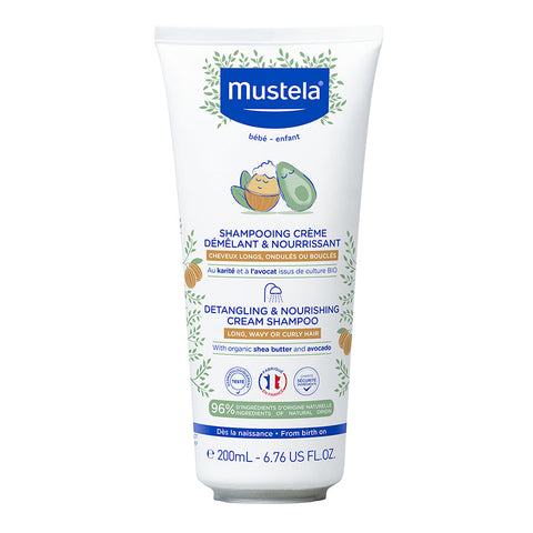 Mustela Detangling Cream Shampoo 200 ml
