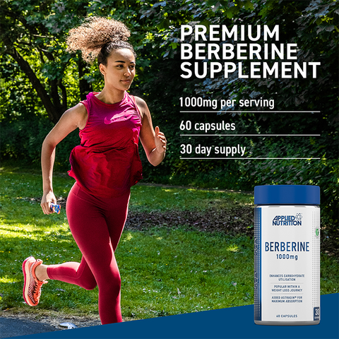 Applied Nutrition Berberine 1000mg Cap 60's